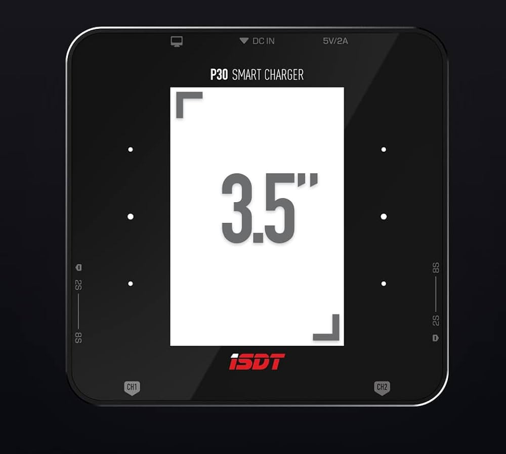 ISDT P30 SMART CHARGER 2チャネル ISDT P30 Dual Channel Battery charger 1500W DC 1-8S LiPo